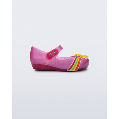 Mini Melissa MINI MELISSA ULTRAGIRL COLORS BB BALLERINA BN551 GLITTER PINK/YELLOW