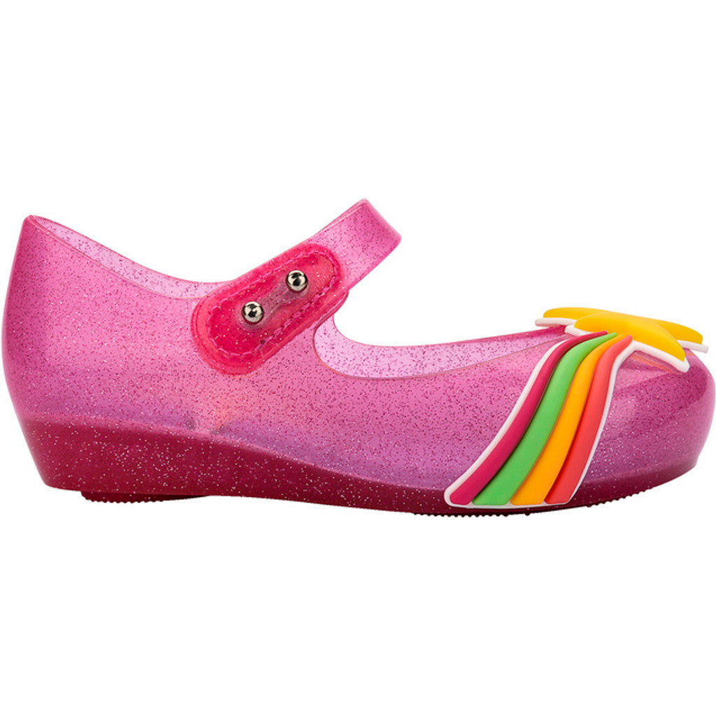 Mini Melissa MINI MELISSA ULTRAGIRL COLORS BB BALLERINA BN551 GLITTER PINK/YELLOW