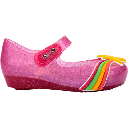 Mini Melissa MINI MELISSA ULTRAGIRL COLORS BB BALLERINA BN551 GLITTER PINK/YELLOW