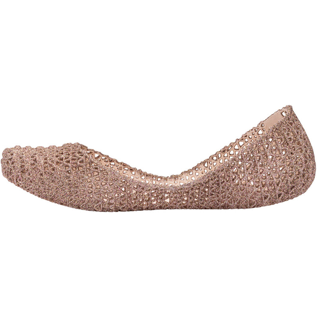 Melissa Melissa Campana Papel VII Sp Ad SANDAL 52326 BEIGE/ GLITTER