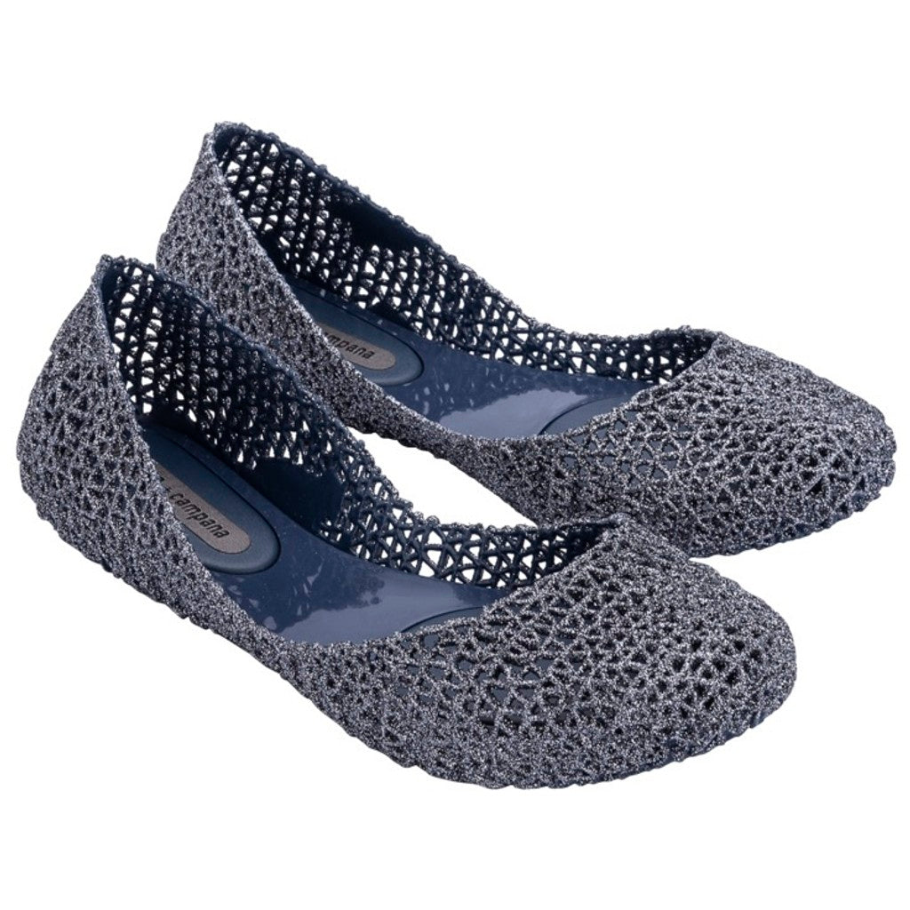 Melissa Melissa Campana Papel VII Sp Ad SANDAL 54063 BLUE/GLITTER