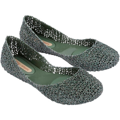 Melissa Melissa Campana Papel VII Sp Ad SANDAL BT089 GLITTER GREEN