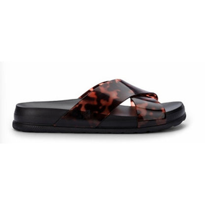 Melissa Melissa Cozy Slide Ii Ad SLIDE BU444 BLACK/TORTOISE