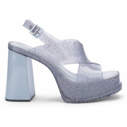 Melissa Melissa Dance Heel AD HEEL BB118 GLITTER CLEAR /BLUE