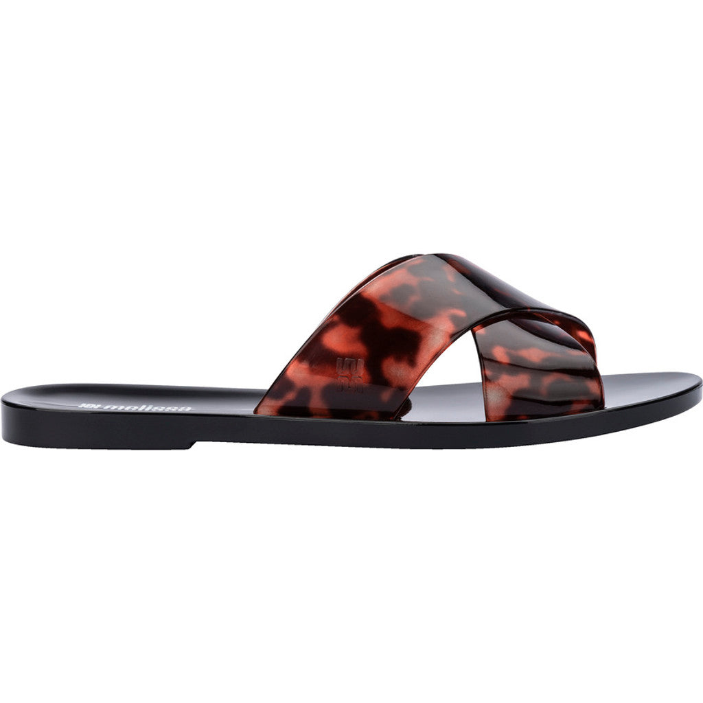 Melissa Melissa Essential Cross Slide AD SLIDE BU397 BLACK/TORTOISE