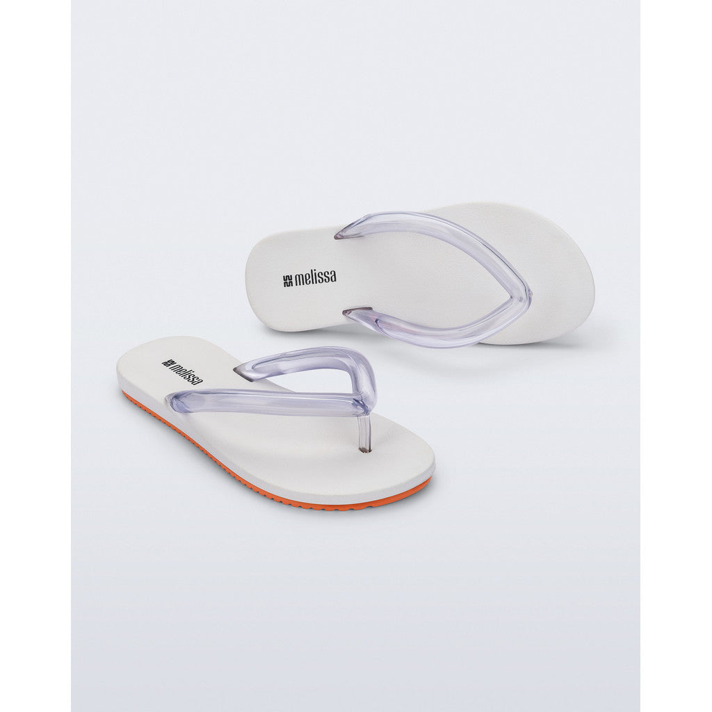 Melissa Melissa Flip Flop Airflow Ad FLIP FLOP BR477 WHITE/ORANGE