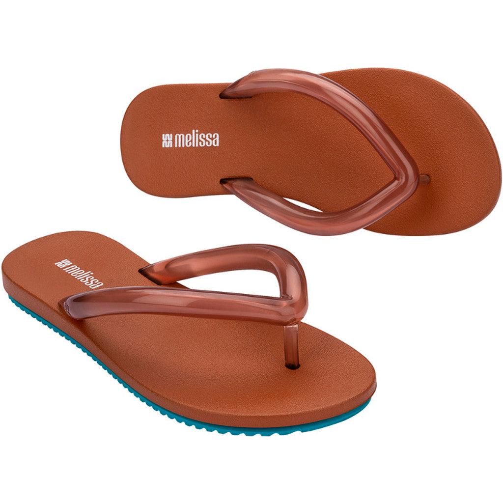 Melissa Melissa Flip Flop Airflow Ad FLIP FLOP BR478 BROWN/BLUE