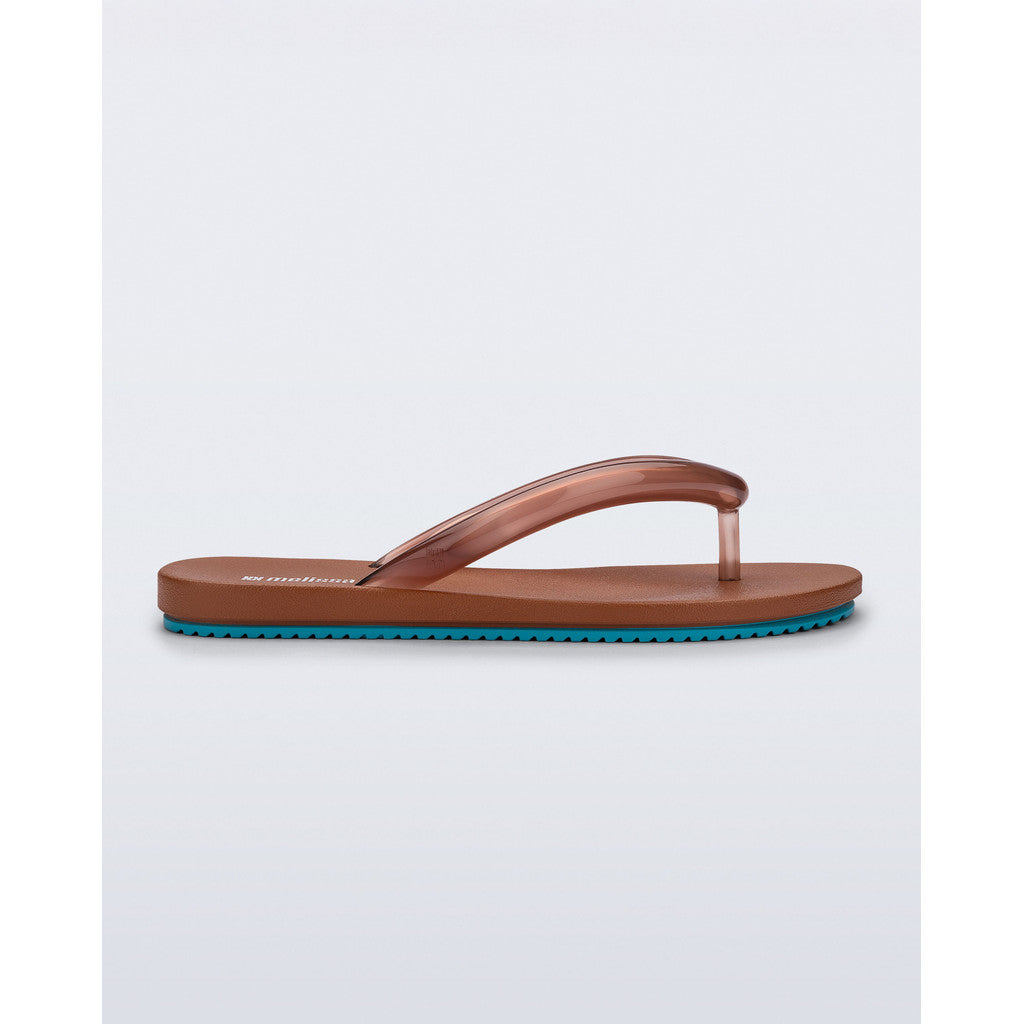 Melissa Melissa Flip Flop Airflow Ad FLIP FLOP BR478 BROWN/BLUE