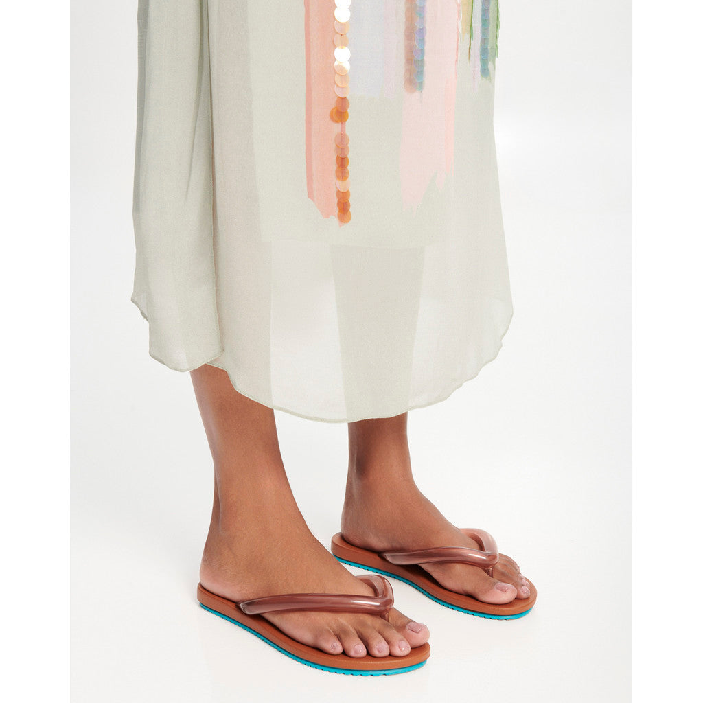 Melissa Melissa Flip Flop Airflow Ad FLIP FLOP BR478 BROWN/BLUE