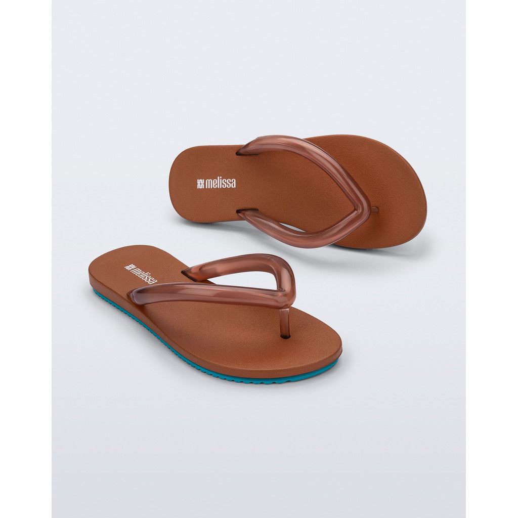 Melissa Melissa Flip Flop Airflow Ad FLIP FLOP BR478 BROWN/BLUE