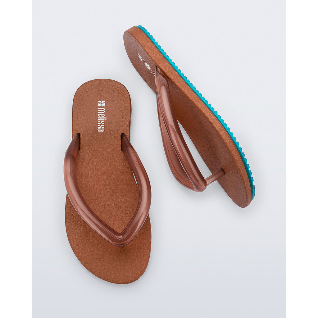 Melissa Melissa Flip Flop Airflow Ad FLIP FLOP BR478 BROWN/BLUE
