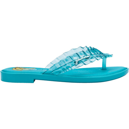 GANNI Melissa Flip Flop Slim x Ganni AD  BX385 BLUE