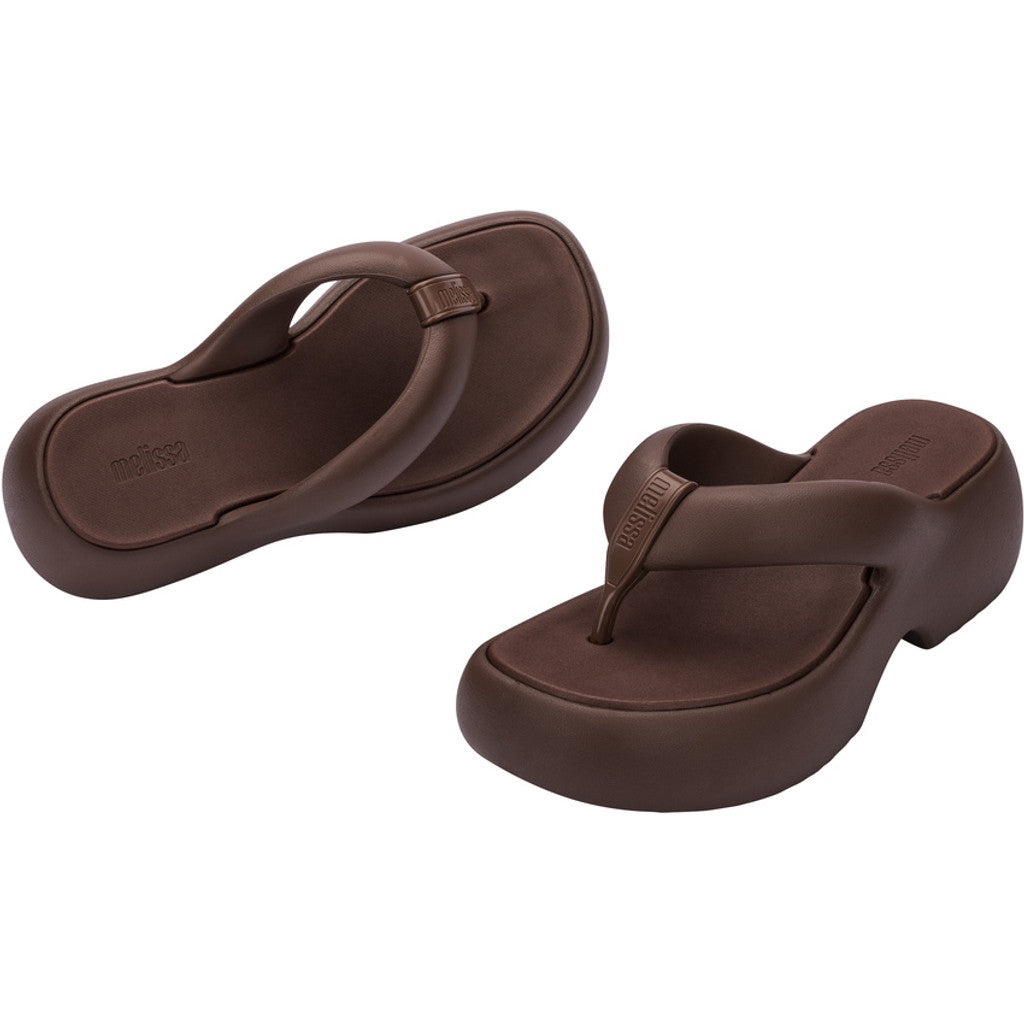 Melissa Melissa Free Fuzzy Platform Ad SANDAL BM441 BRONZE