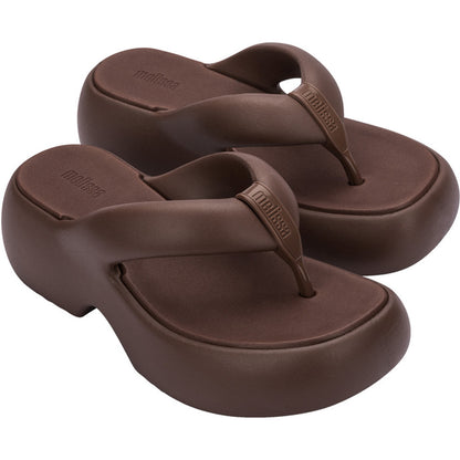 Melissa Melissa Free Fuzzy Platform Ad SANDAL BM441 BRONZE