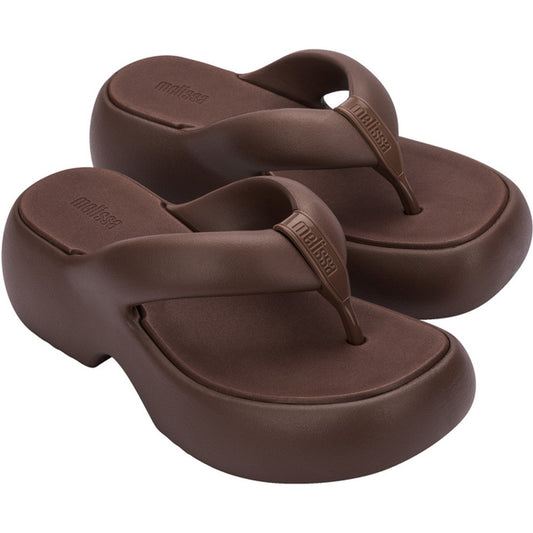 Melissa Melissa Free Fuzzy Platform Ad SANDAL BM441 BRONZE