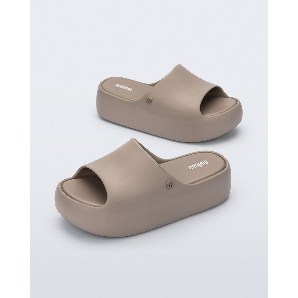 Melissa Melissa Free Platform Slide Ad PLATFORM BJ961 DARK BEIGE