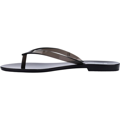 Melissa Melissa Harmonic Jelly Ad FLIP FLOP BX984 CLEAR BLACK