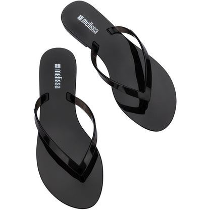 Melissa Melissa Harmonic Jelly Ad FLIP FLOP BX984 CLEAR BLACK