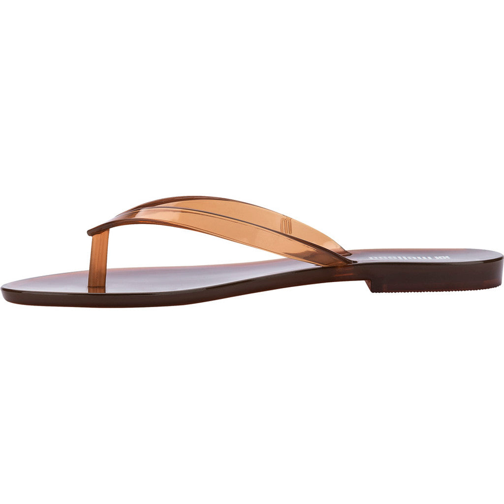 Melissa Melissa Harmonic Jelly Ad FLIP FLOP BX985 CLEAR BROWN