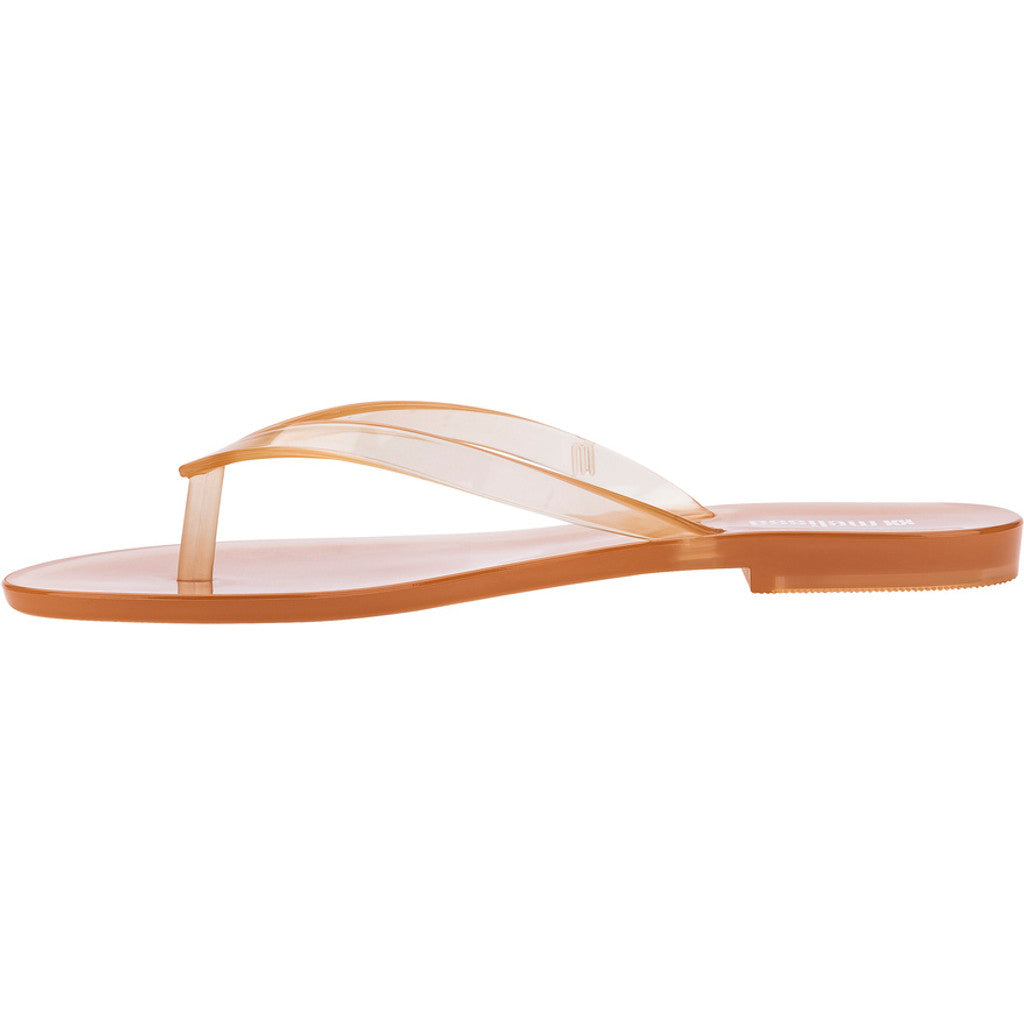 Melissa Melissa Harmonic Jelly Ad FLIP FLOP BX986 CLEAR BEIGE