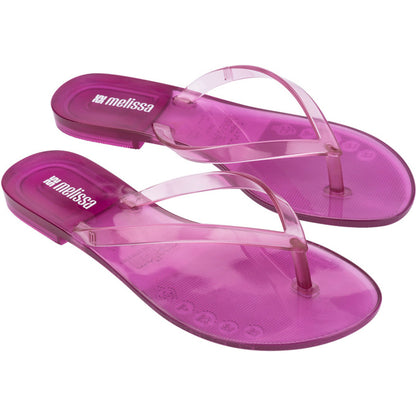 Melissa Melissa Harmonic Jelly Ad FLIP FLOP BX987 CLEAR LILAC