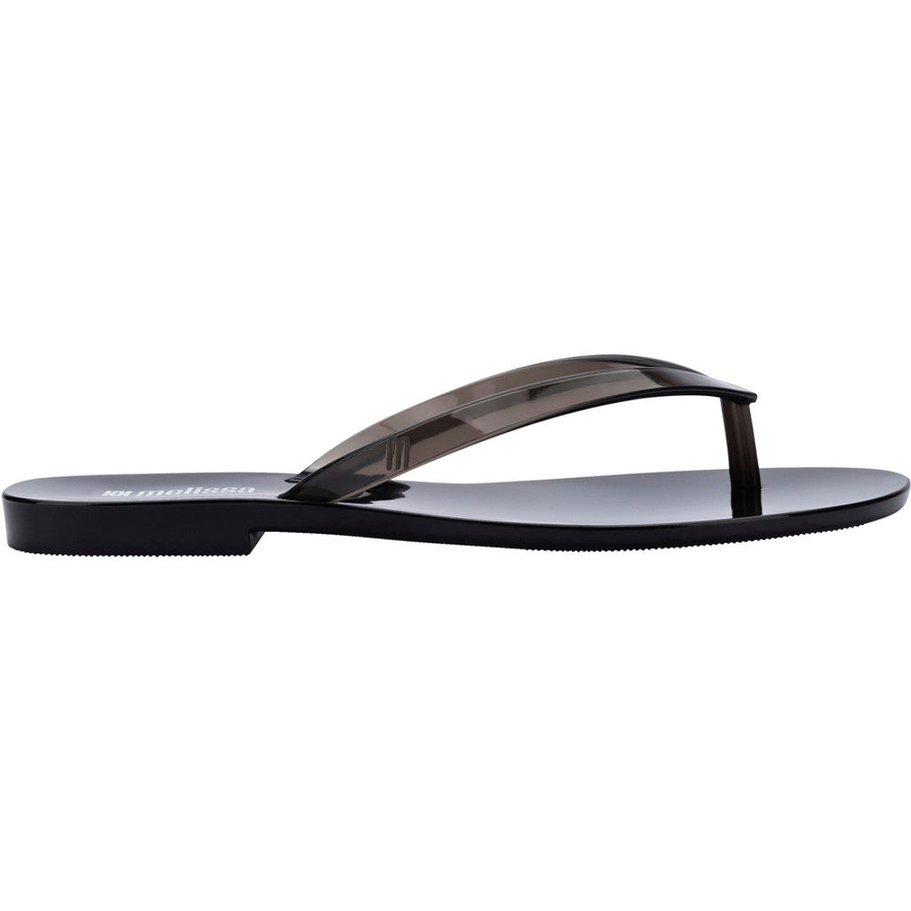 Melissa Melissa Harmonic Jelly Ad FLIP FLOP BX984 CLEAR BLACK