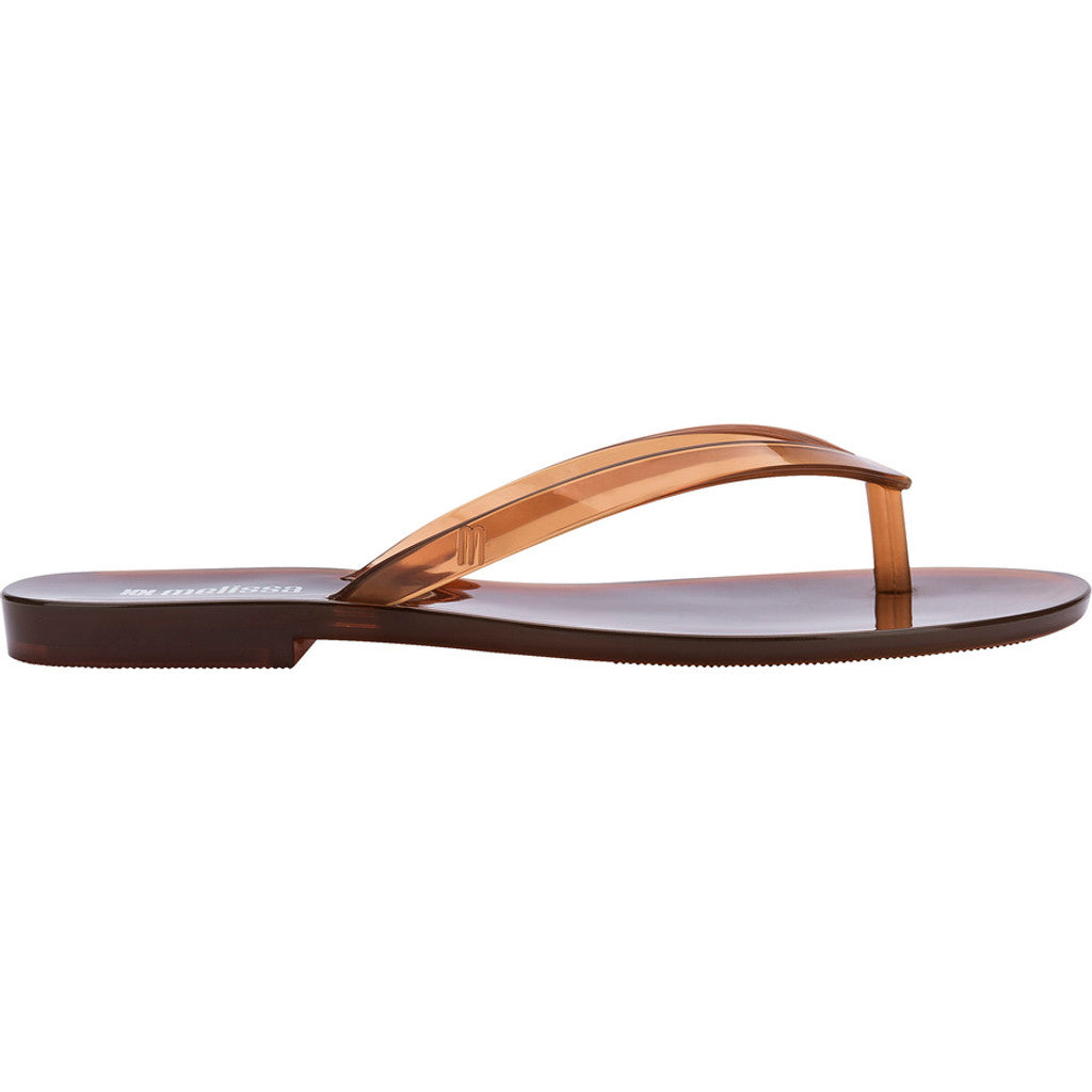 Melissa Melissa Harmonic Jelly Ad FLIP FLOP BX985 CLEAR BROWN
