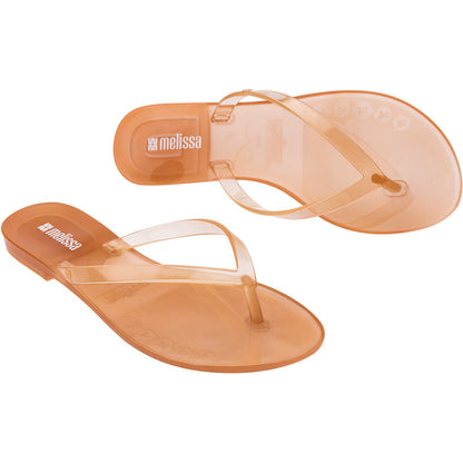 Melissa Melissa Harmonic Jelly Ad FLIP FLOP BX986 CLEAR BEIGE