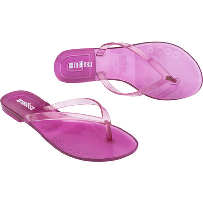 Melissa Melissa Harmonic Jelly Ad FLIP FLOP BX987 CLEAR LILAC