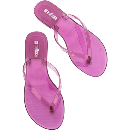 Melissa Melissa Harmonic Jelly Ad FLIP FLOP BX987 CLEAR LILAC