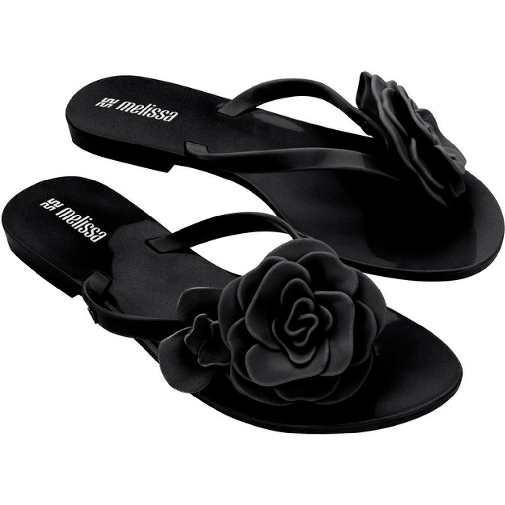 Melissa Melissa Harmonic Petals Ad FLIP FLOP BO916 BLACK