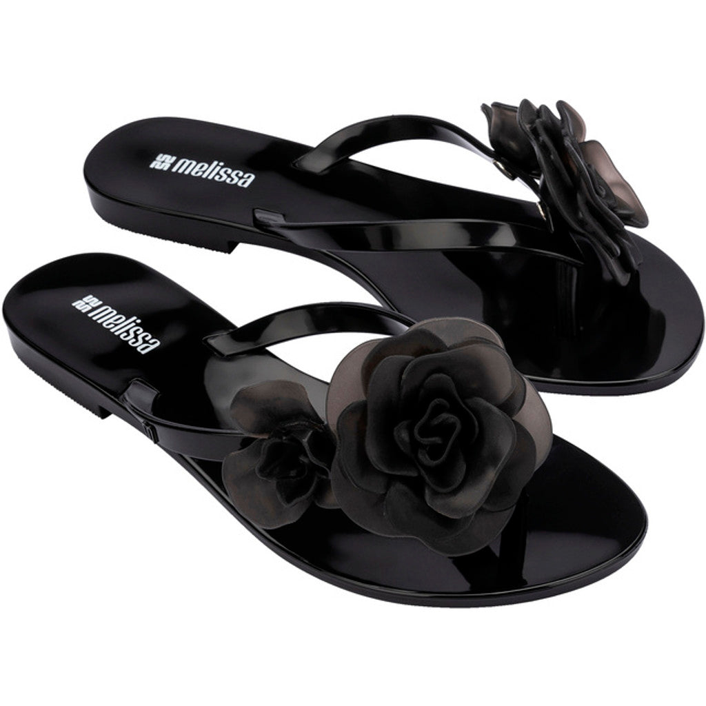 Melissa Melissa Harmonic Petals Ad FLIP FLOP BO916 BLACK