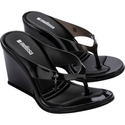 Melissa Melissa Nabeela Ad HEEL BX427 CLEAR BLACK