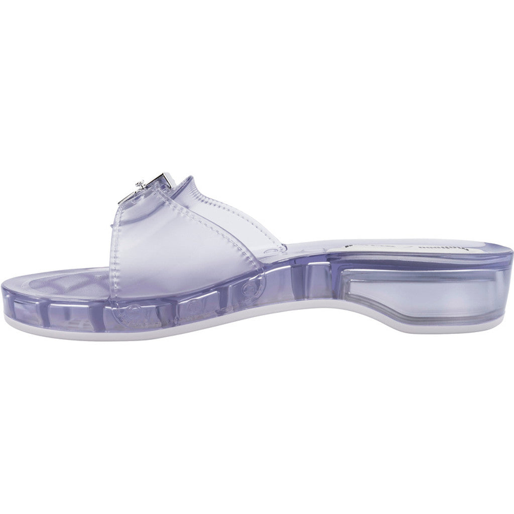 Melissa Melissa Pescura Heel x Scholl Ad SLIDE BS445 CLEAR