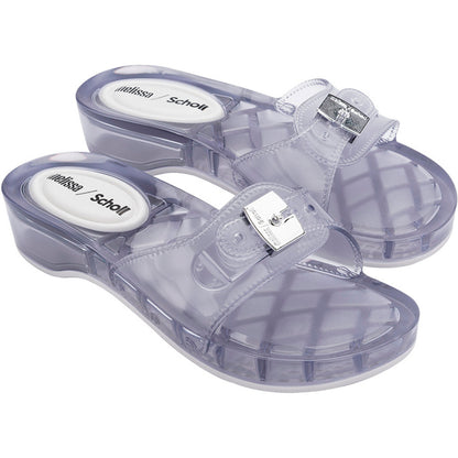 Melissa Melissa Pescura Heel x Scholl Ad SLIDE BS445 CLEAR