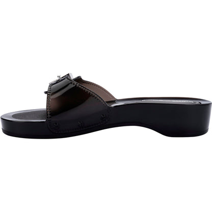 Melissa Melissa Pescura Heel x Scholl Ad SLIDE BS448 CLEAR BLACK