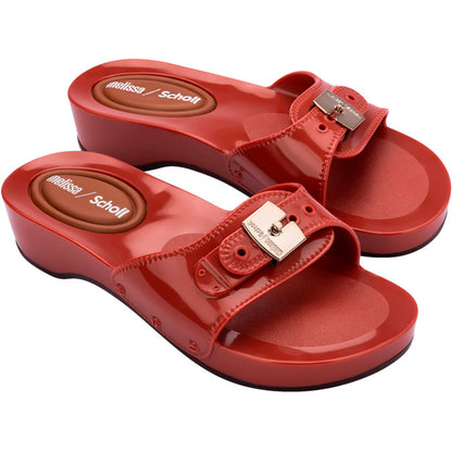 Melissa Melissa Pescura Heel x Scholl Ad SLIDE BS449 RED