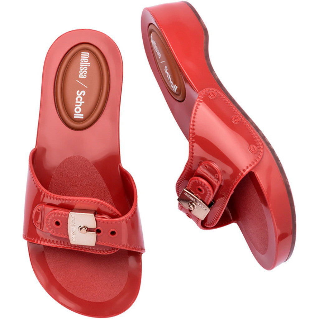 Melissa Melissa Pescura Heel x Scholl Ad SLIDE BS449 RED