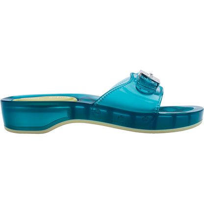 Melissa Melissa Pescura Heel x Scholl Ad SLIDE BS451 TRANSPARENT BLUE