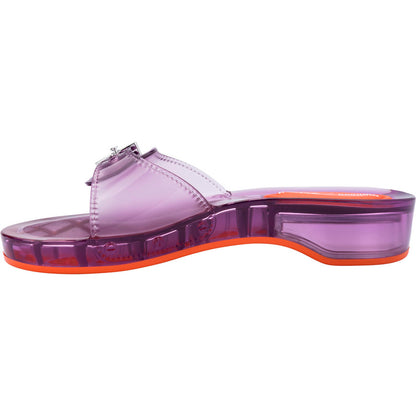Melissa Melissa Pescura Heel x Scholl Ad SLIDE BS452 CLEAR LILAC