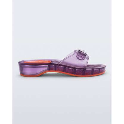 Melissa Melissa Pescura Heel x Scholl Ad SLIDE BS452 CLEAR LILAC