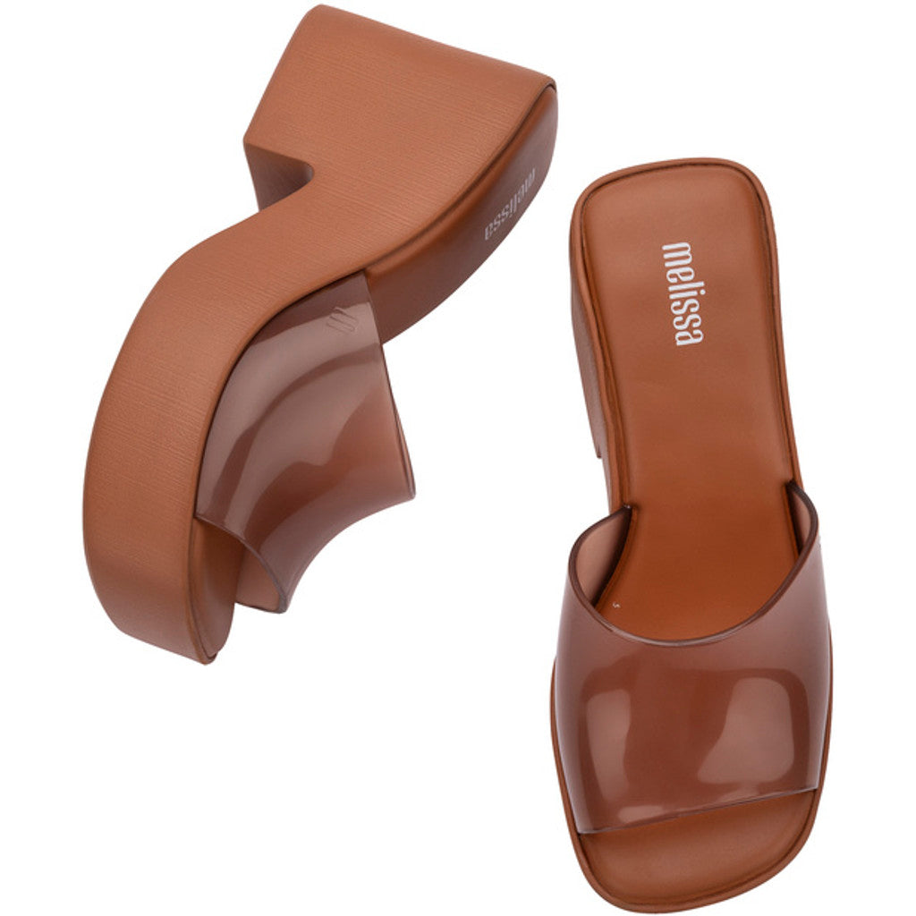 Melissa Melissa Posh Ad HEEL CA417 CLEAR BROWN
