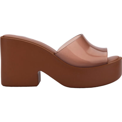 Melissa Melissa Posh Ad HEEL CA417 CLEAR BROWN