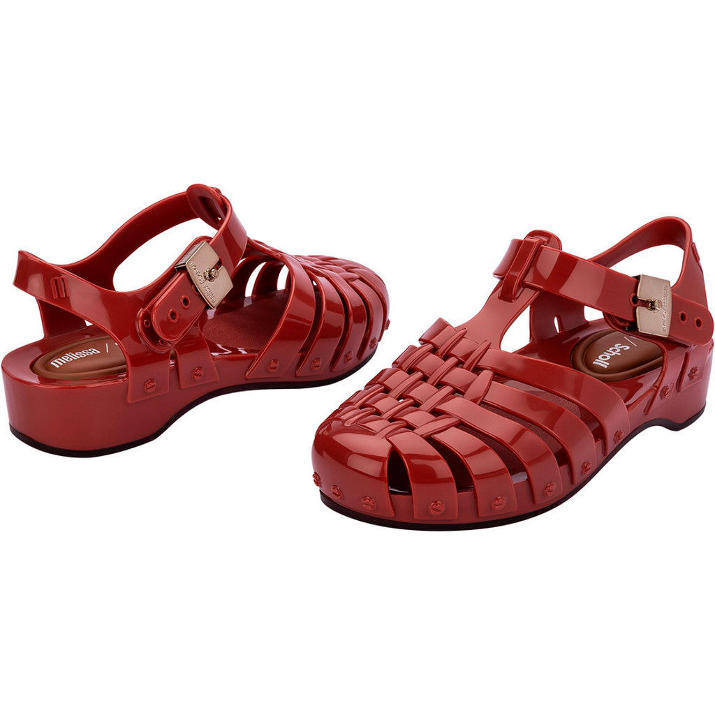 Melissa Melissa Possession Pescura x Scholl Ad SANDAL BS411 RED