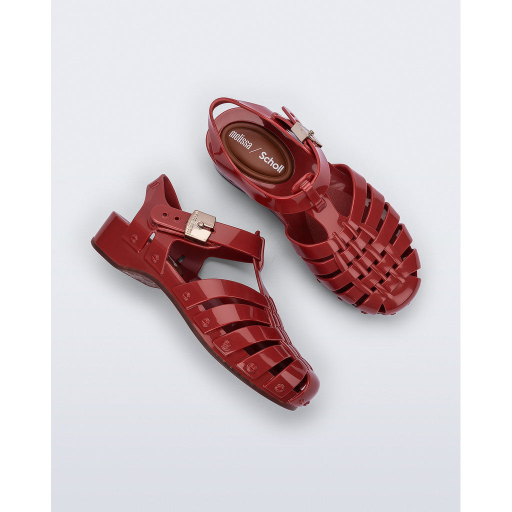 Melissa Melissa Possession Pescura x Scholl Ad SANDAL BS411 RED