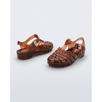 Melissa Melissa Possession Pescura x Scholl Ad SANDAL BU839 CLEAR BROWN