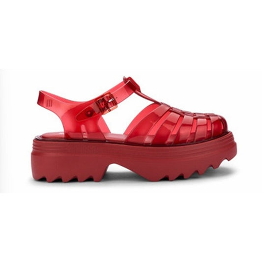 Melissa Melissa Possession Platform Ii Ad PLATFORM BW784 TRANSPARENT RED