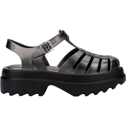 Melissa Melissa Possession Platform II AD SANDAL AX291 BLACK/SILVER
