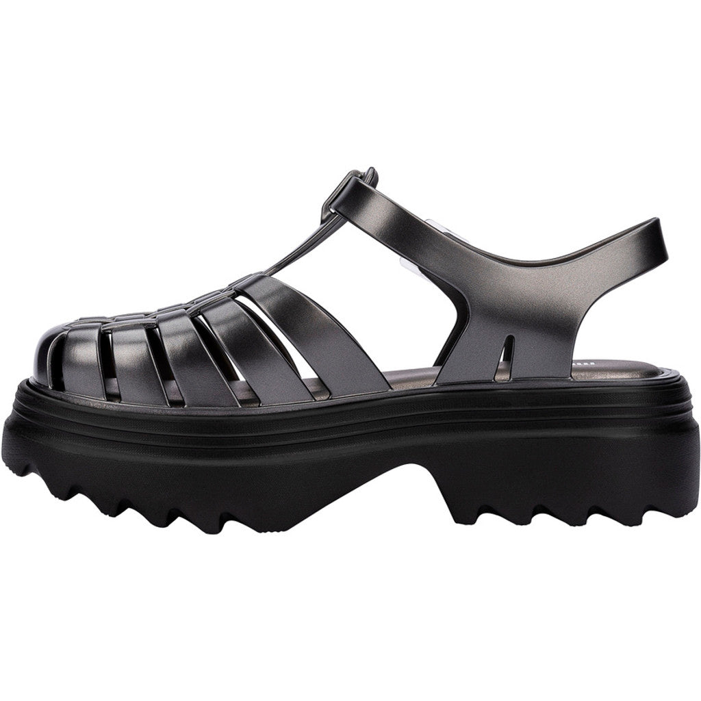 Melissa Melissa Possession Platform II AD SANDAL AX291 BLACK/SILVER
