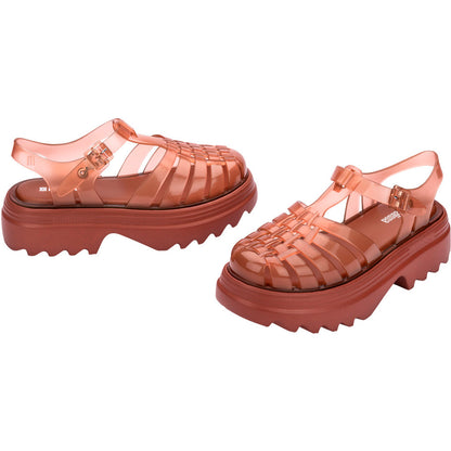 Melissa Melissa Possession Platform Ii Ad PLATFORM BK006 TRANSPARENT BROWN